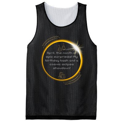 Epic Cosmic Eclipse Surprise Birthday Bash Print Mesh Reversible Basketball Jersey Tank