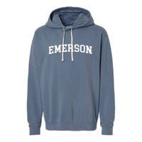 Emerson College Garment-Dyed Fleece Hoodie