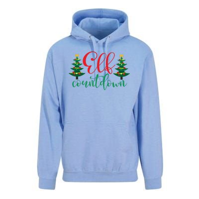 Elf Countdown Unisex Surf Hoodie