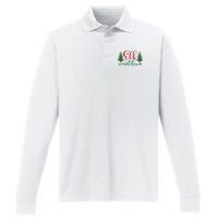 Elf Countdown Performance Long Sleeve Polo