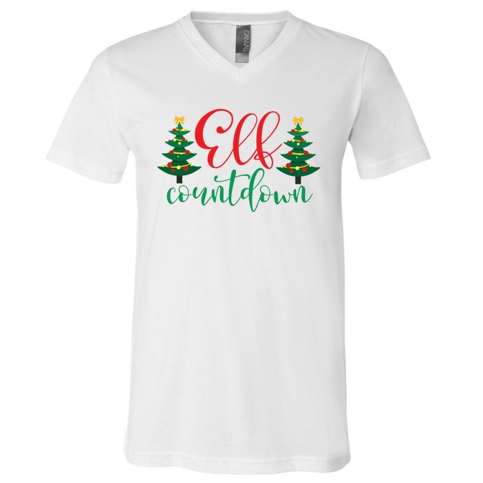 Elf Countdown V-Neck T-Shirt