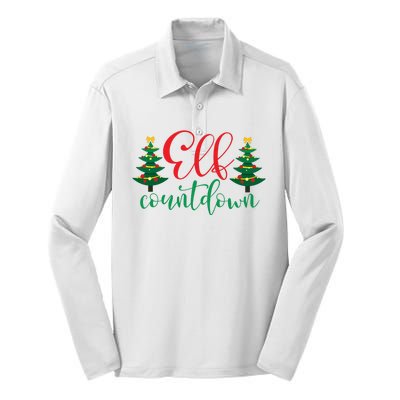 Elf Countdown Silk Touch Performance Long Sleeve Polo