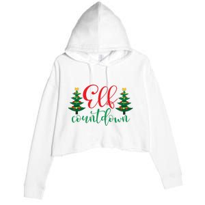 Elf Countdown Crop Fleece Hoodie