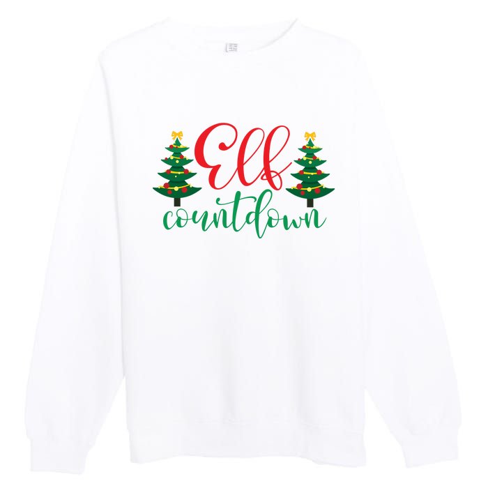 Elf Countdown Premium Crewneck Sweatshirt