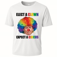 Elect Clown Expect A Circus Anti Trump Cooling Performance Crew T-Shirt