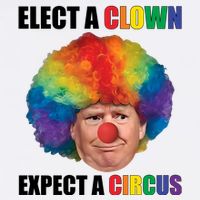 Elect Clown Expect A Circus Anti Trump Cooling Performance Crew T-Shirt