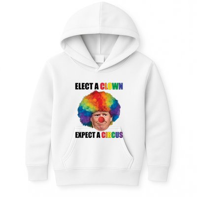 Elect Clown Expect A Circus Anti Trump Kids Hoodie