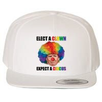 Elect Clown Expect A Circus Anti Trump Wool Snapback Cap