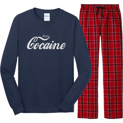 ENJOY COCAINE Long Sleeve Pajama Set