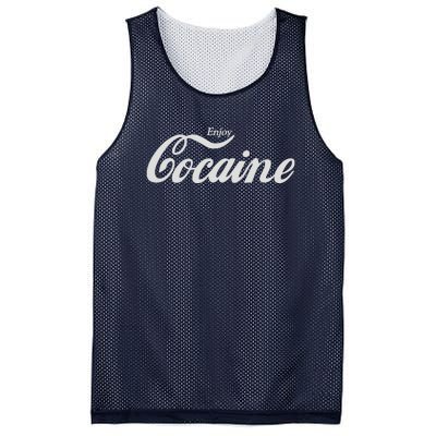 ENJOY COCAINE Mesh Reversible Basketball Jersey Tank