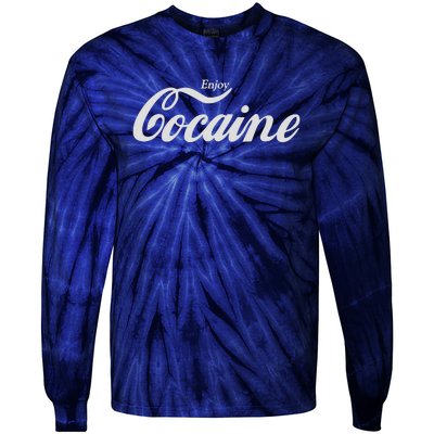 ENJOY COCAINE Tie-Dye Long Sleeve Shirt