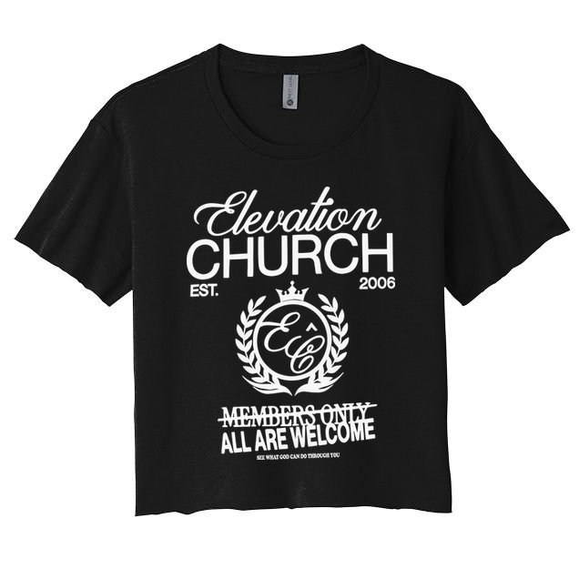 Elevation Church Ec Hunter Crop Top