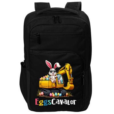 Eggs Cavator Easter Bunny Excavator Easter Impact Tech Backpack