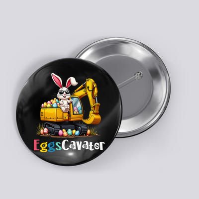 Eggs Cavator Easter Bunny Excavator Easter Button