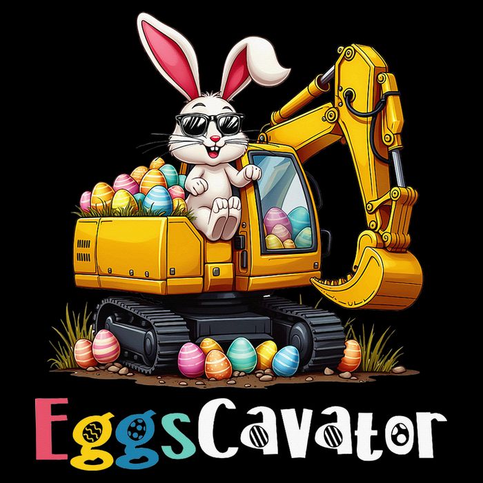 Eggs Cavator Easter Bunny Excavator Easter 16 in Basic Backpack