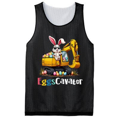 Eggs Cavator Easter Bunny Excavator Easter Mesh Reversible Basketball Jersey Tank