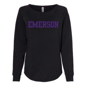 Emerson College Womens California Wash Sweatshirt