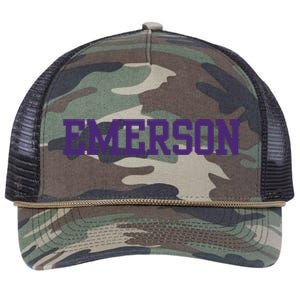 Emerson College Retro Rope Trucker Hat Cap