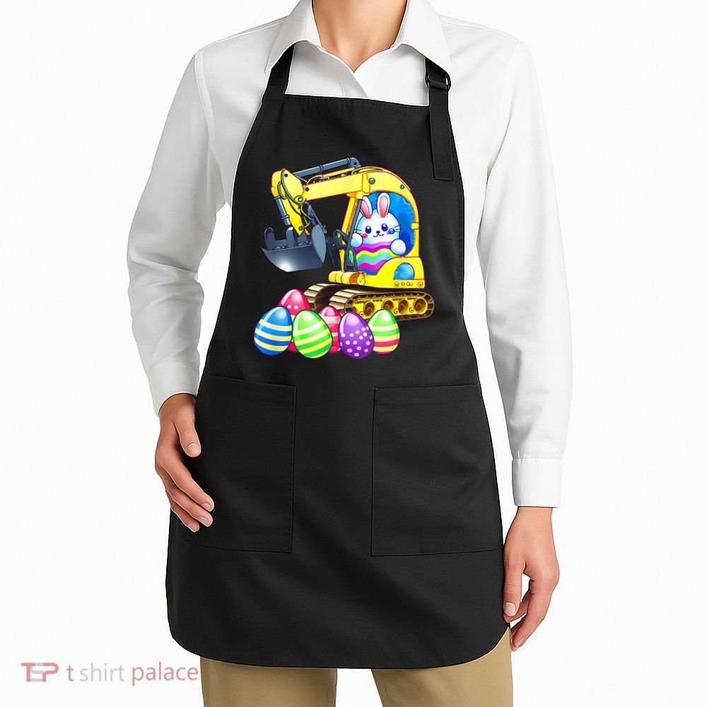 Eggs Cavator Easter Bunny Rabbit Excavator Apron