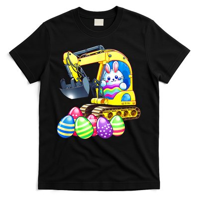 Eggs Cavator Easter Bunny Rabbit Excavator T-Shirt