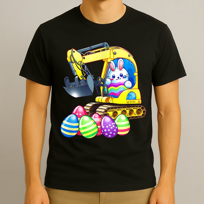 Eggs Cavator Easter Bunny Rabbit Excavator T-Shirt
