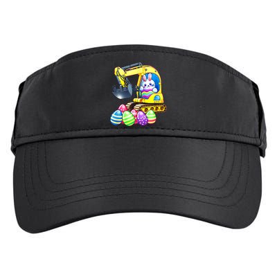 Eggs Cavator Easter Bunny Rabbit Excavator Adult Drive Performance Visor