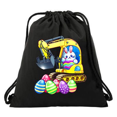 Eggs Cavator Easter Bunny Rabbit Excavator Drawstring Bag