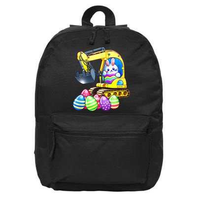 Eggs Cavator Easter Bunny Rabbit Excavator 16 in Basic Backpack
