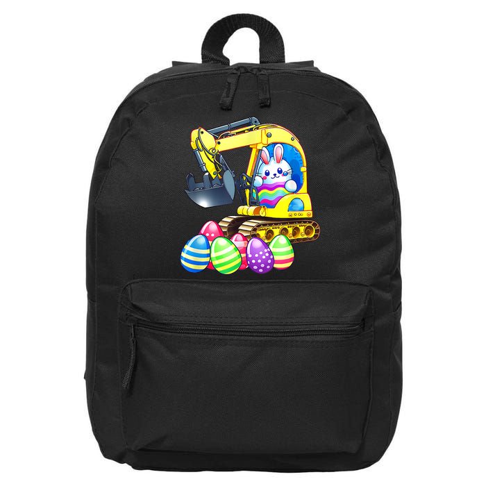 Eggs Cavator Easter Bunny Rabbit Excavator 16 in Basic Backpack