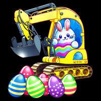 Eggs Cavator Easter Bunny Rabbit Excavator Bag