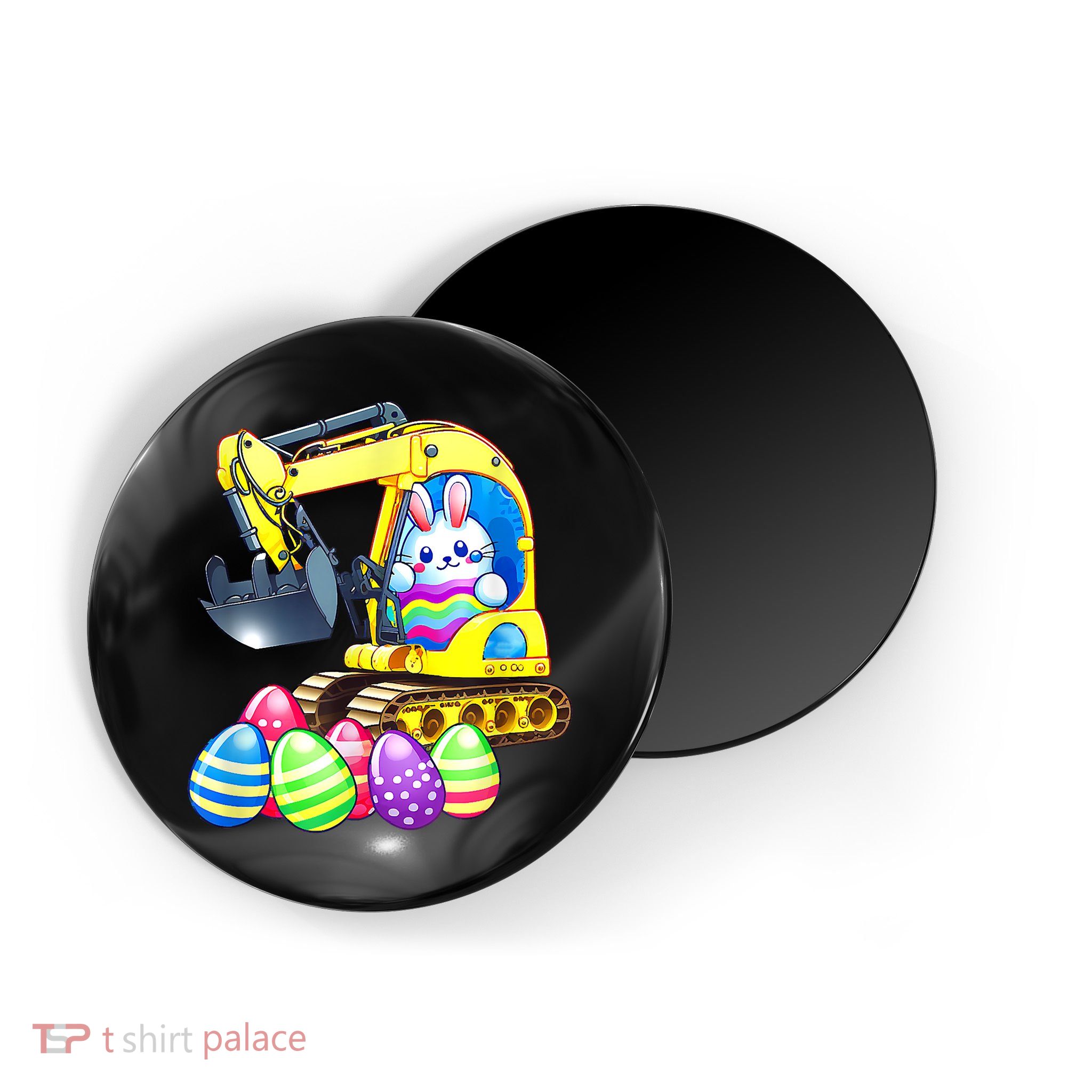 Eggs Cavator Easter Bunny Rabbit Excavator Magnet