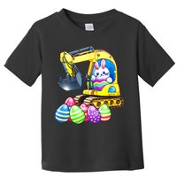 Eggs Cavator Easter Bunny Rabbit Excavator Toddler T-Shirt