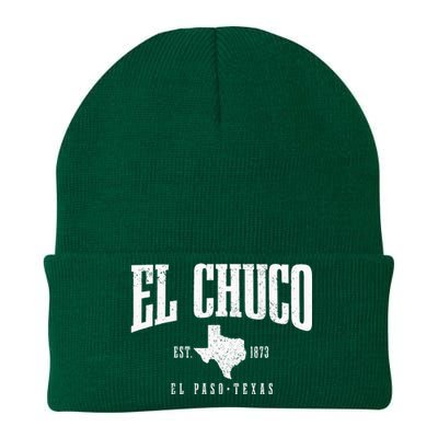 El Chuco El Paso Texas Pride Vintage Est 1873 Knit Cap Winter Beanie