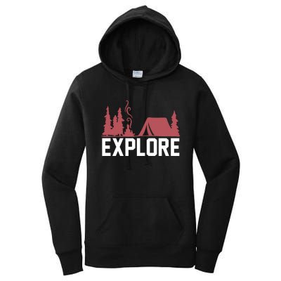 Explore Camp Women's Pullover Hoodie