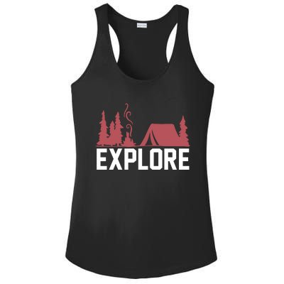 Explore Camp Ladies PosiCharge Competitor Racerback Tank