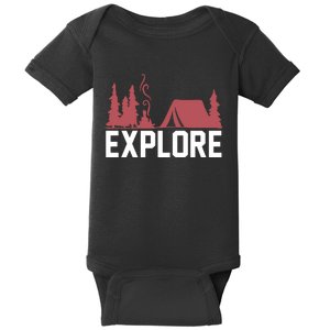 Explore Camp Baby Bodysuit