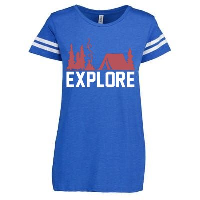 Explore Camp Enza Ladies Jersey Football T-Shirt