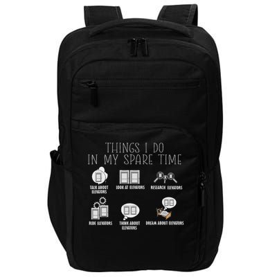 Elevator Constructor Elevator Mechanic Elevator Impact Tech Backpack