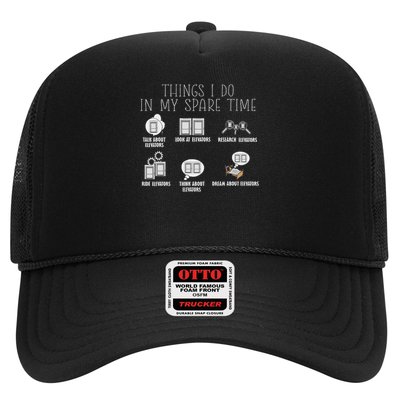 Elevator Constructor Elevator Mechanic Elevator Trucker Hat