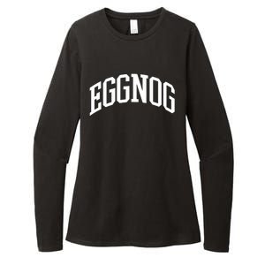 Eggnog Christmas Womens CVC Long Sleeve Shirt