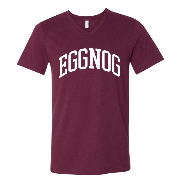 Eggnog Christmas V-Neck T-Shirt