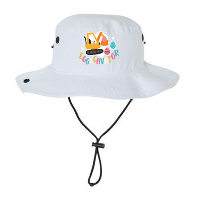 Eggscavator Construction Excavator Easter Egg Hunter Gift Legacy Cool Fit Booney Bucket Hat