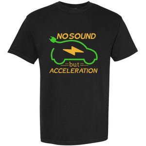 Electric Car Electric Car Acceleration Car Electricity Gift Garment-Dyed Heavyweight T-Shirt