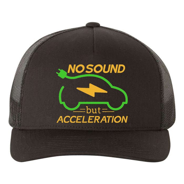 Electric Car Electric Car Acceleration Car Electricity Gift Yupoong Adult 5-Panel Trucker Hat