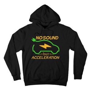 Electric Car Electric Car Acceleration Car Electricity Gift Hoodie