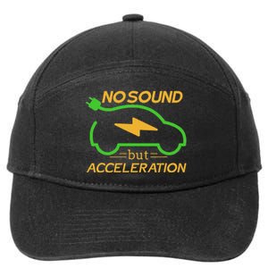 Electric Car Electric Car Acceleration Car Electricity Gift 7-Panel Snapback Hat