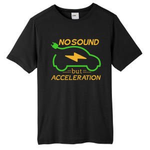 Electric Car Electric Car Acceleration Car Electricity Gift Tall Fusion ChromaSoft Performance T-Shirt