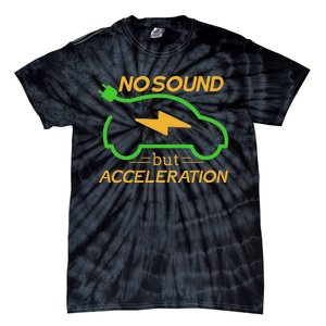 Electric Car Electric Car Acceleration Car Electricity Gift Tie-Dye T-Shirt