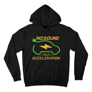 Electric Car Electric Car Acceleration Car Electricity Gift Tall Hoodie