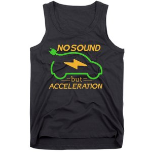 Electric Car Electric Car Acceleration Car Electricity Gift Tank Top